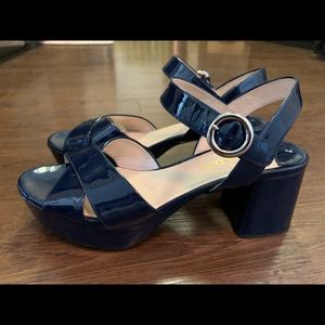 Prada Quarter Strap Platform Shoes